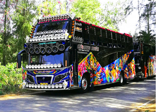 Thai party bus